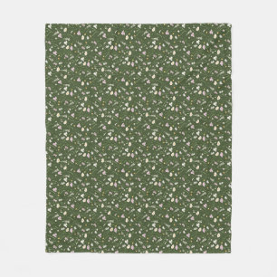 Flowers Are The Universal Language Of Beauty Fleece Blanket