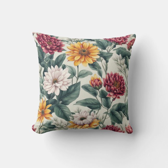Flowers art cushion (Front)