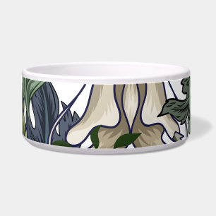 Flowers, art deco, modern, seamless.