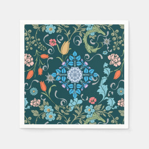 Flowers,art nouveau ,William Morris style Napkin