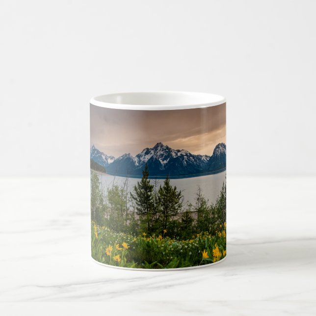 Flowers at Colter Bay Coffee Mug (Center)
