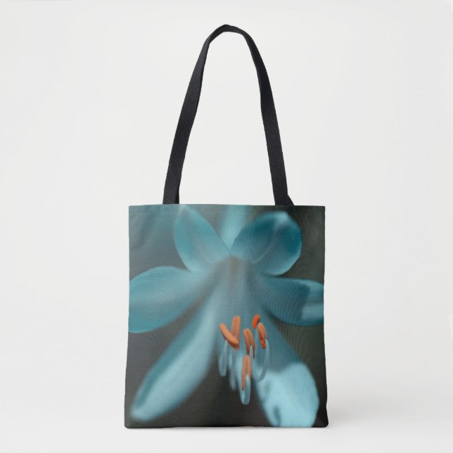 "Flowers at Dusk" Print Tote Bag (Front)