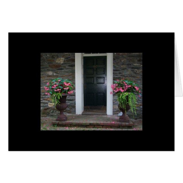 Flowers at the door (Front Horizontal)