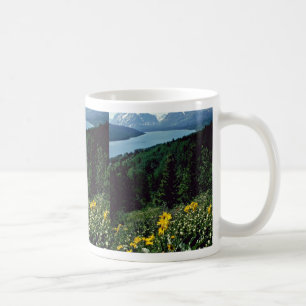Flowers At Two Medicine Lake - Glacier National Pa Coffee Mug