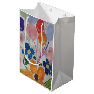 Flowers & Balloons Gift Bag
