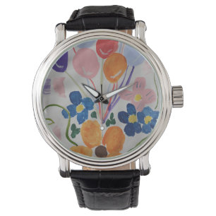 Flowers & Balloons Watch