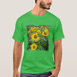 Flowers Balsomroot Columbia River, Oregon T-Shirt