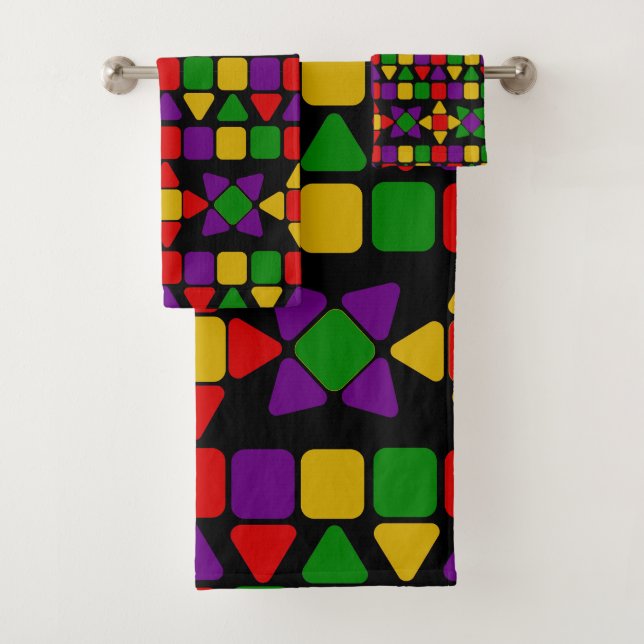 Flowers  bath towel set (Insitu)