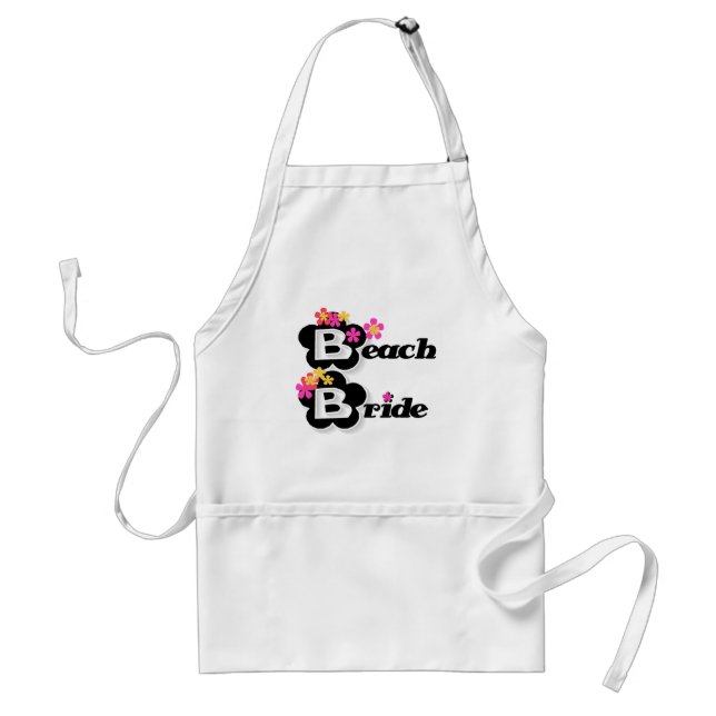 Flowers Beach Bride T-shirts and Gifts Standard Apron (Front)