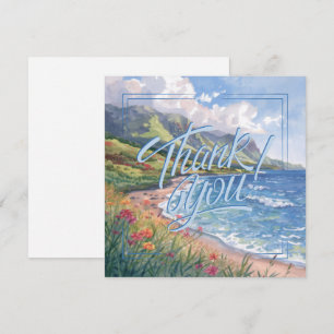 Flowers Beach Hawaii Thank You