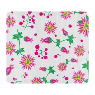 Flowers & Berries Cutting Board
