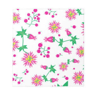 Flowers & Berries Notepad