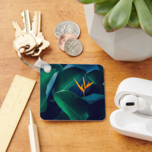 Flowers   Bird of Paradise Key Ring