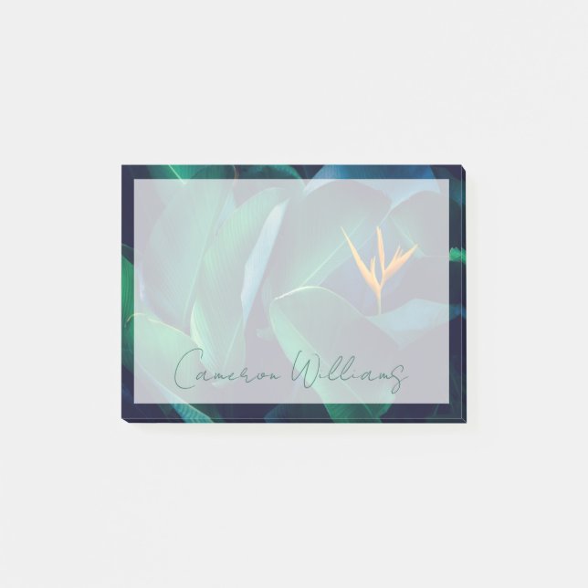 Flowers | Bird of Paradise Post-it Notes (Front)