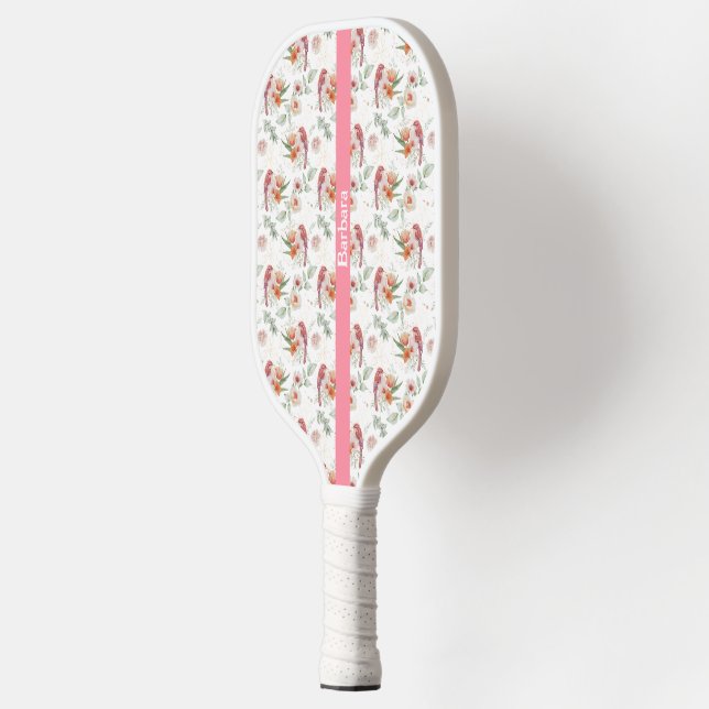 Flowers & Bird Pickleball Paddle (Left)