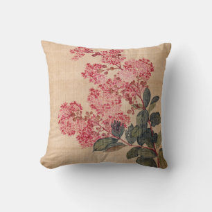 Flowers Birds Fish Album of 13 Leaves, Hydrangea Cushion
