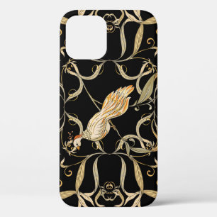 Flowers & Birds: Nouveau Style Vintage iPhone 12 Case