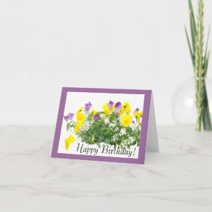 Flowers Birthday Card