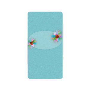 Flowers Birthday Hershey Miniature Candy Wrapper Label