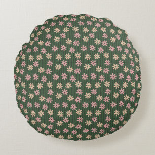 Flowers Bloom For Their Own Joy Round Cushion