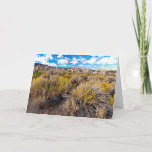 Flowers   Blooming Sagebrush California Card