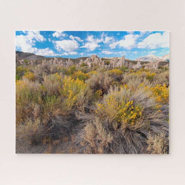 Flowers | Blooming Sagebrush California Jigsaw Puzzle (Horizontal)