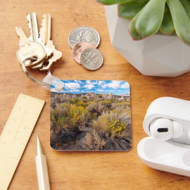 Flowers | Blooming Sagebrush California Key Ring (Desk)