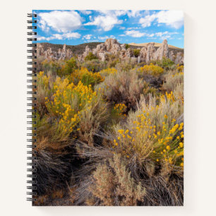Flowers Blooming Sagebrush California Notebook