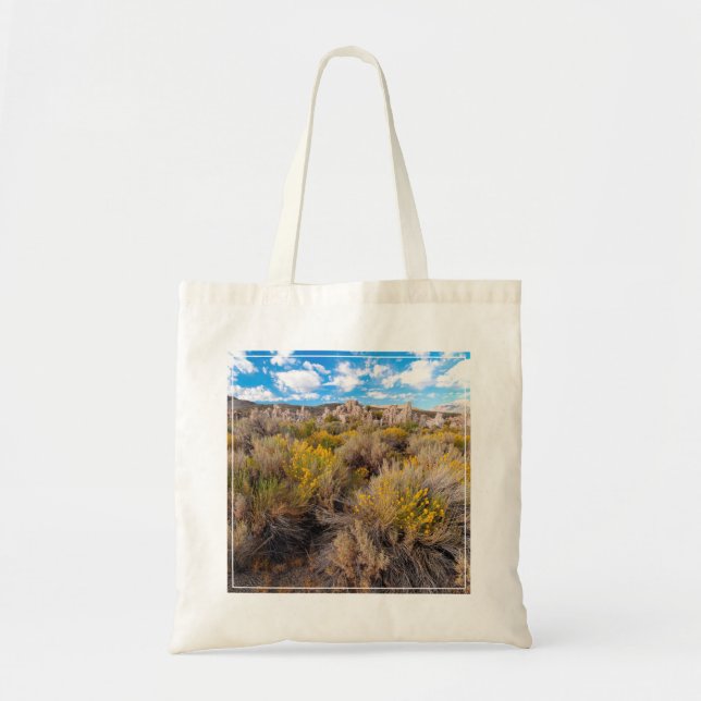 Flowers | Blooming Sagebrush California Tote Bag (Front)