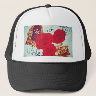 Flowers Blooming Trucker Hat