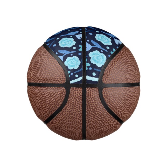 FLOWERS BLUEY MINI BASKETBALL (Left)
