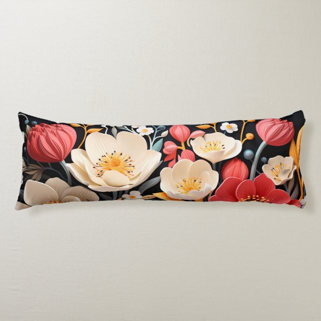 Flowers Body Cushion (Front)