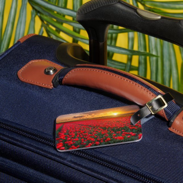 Flowers | Botanical Garden Holland Luggage Tag (Front Insitu 3)