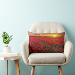 Flowers   Botanical Garden Holland Lumbar Cushion