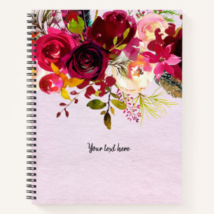 Flowers Bouquet Notebook