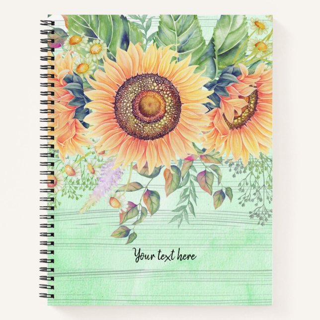 Flowers Bouquet Notebook (Front)
