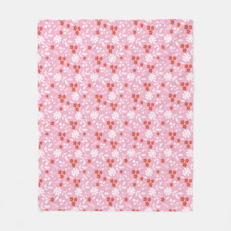 Flowers Bring Colour To Your World Fleece Blanket