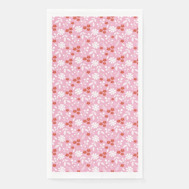 Flowers Bring Colour To Your World Napkin (Front)