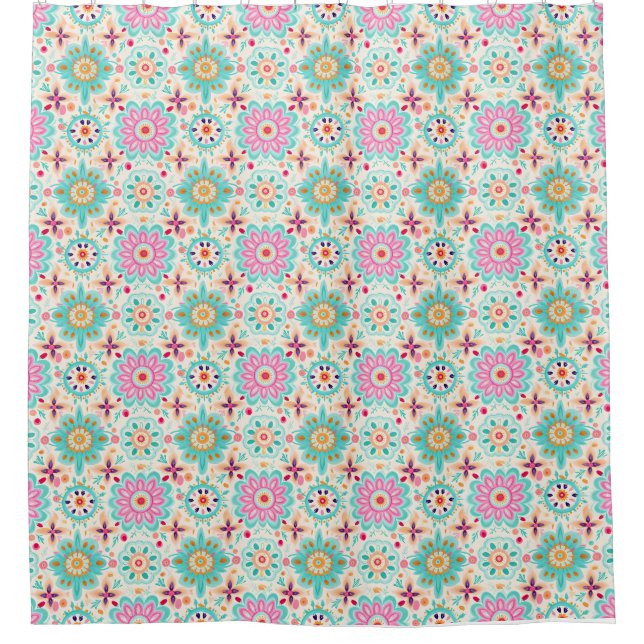 Flowers Bring Colour To Your World Shower Curtain (Front)