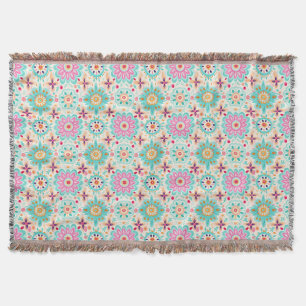 Flowers Bring Colour To Your World Throw Blanket