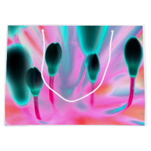 Flowers Buds Floral Fantasy Design Gift Bag