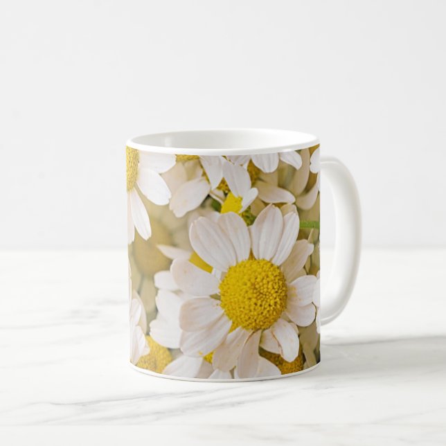 Flowers | Bunch of Chamomiles Coffee Mug (Front Right)