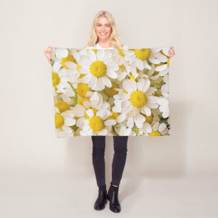 Flowers   Bunch of Chamomiles Fleece Blanket