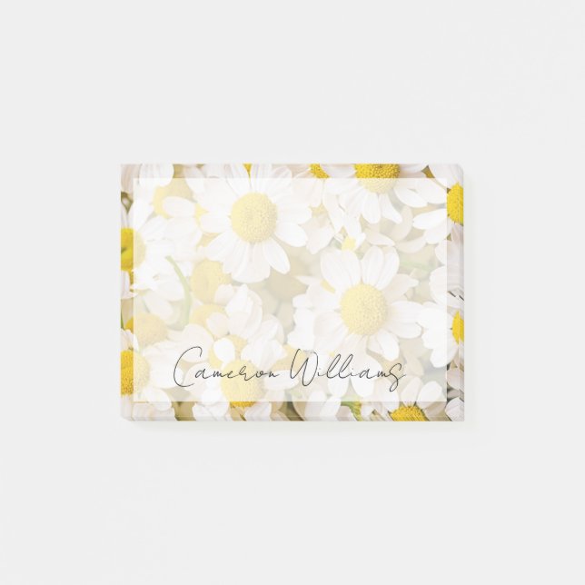 Flowers | Bunch of Chamomiles Post-it Notes (Front)