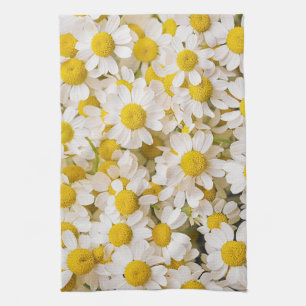 Flowers   Bunch of Chamomiles Tea Towel