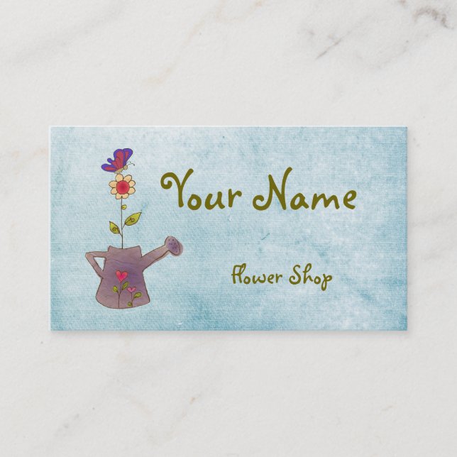 Flowers Business card (Front)