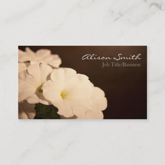 Flowers Business Card (Front)