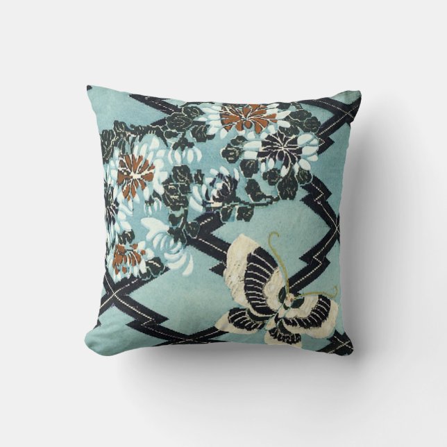 Flowers & Butterfly Cushion (Front)