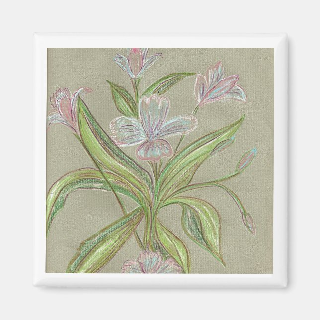 Flowers by Amilia Magnet (Front)