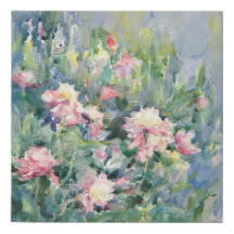 Flowers by Bertha E Perrie
